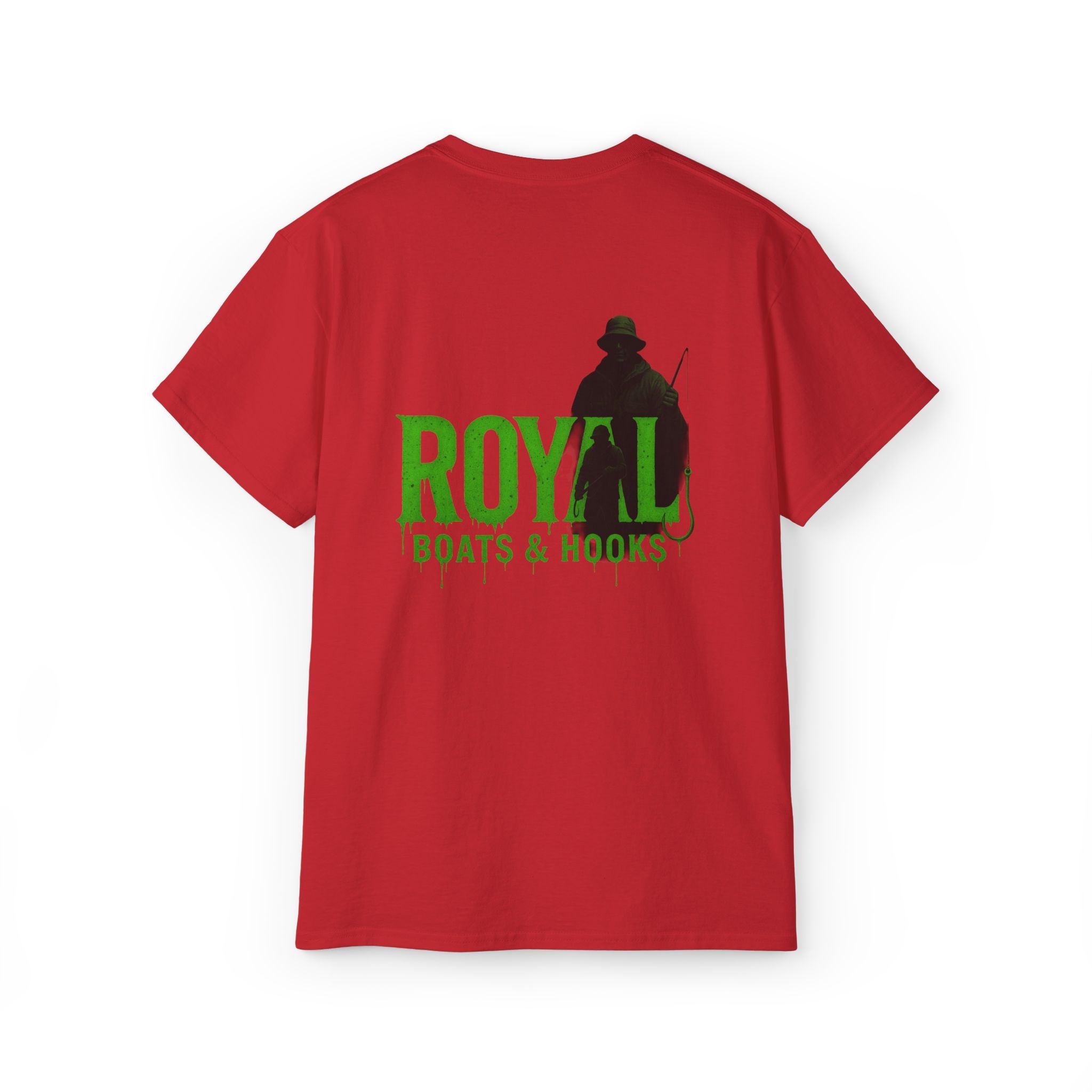 Halloween Special T-Shirt Featuring BOATS and HOOKS Gift for Anglers, Summer Apparel, Outdoor Activity Shirt, Casual Fishing Wear