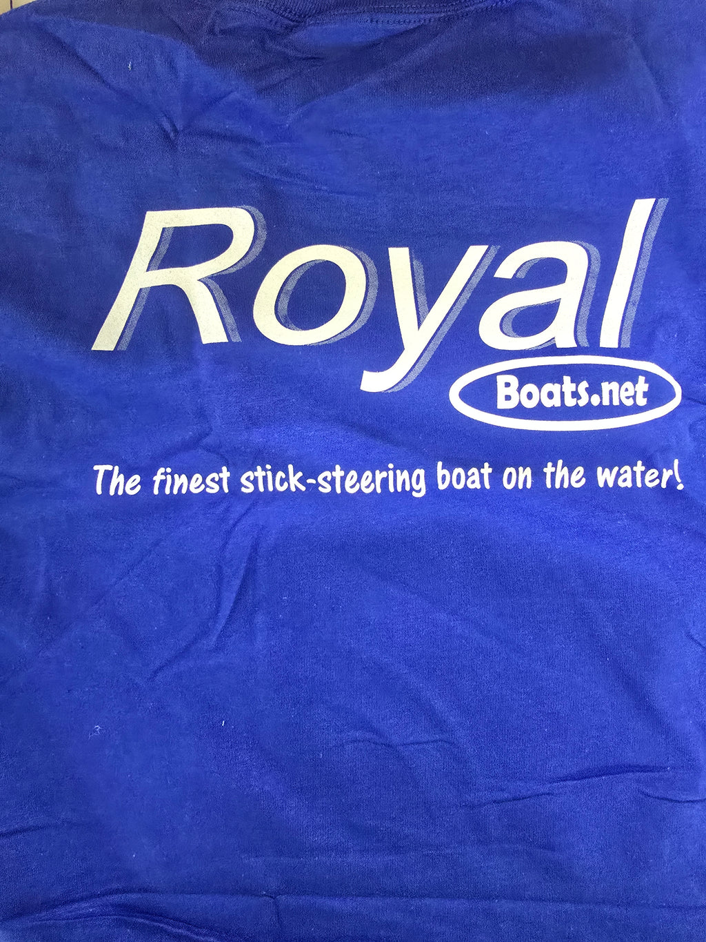 Royal Boats with pocket Tee Shirts IN STOCK