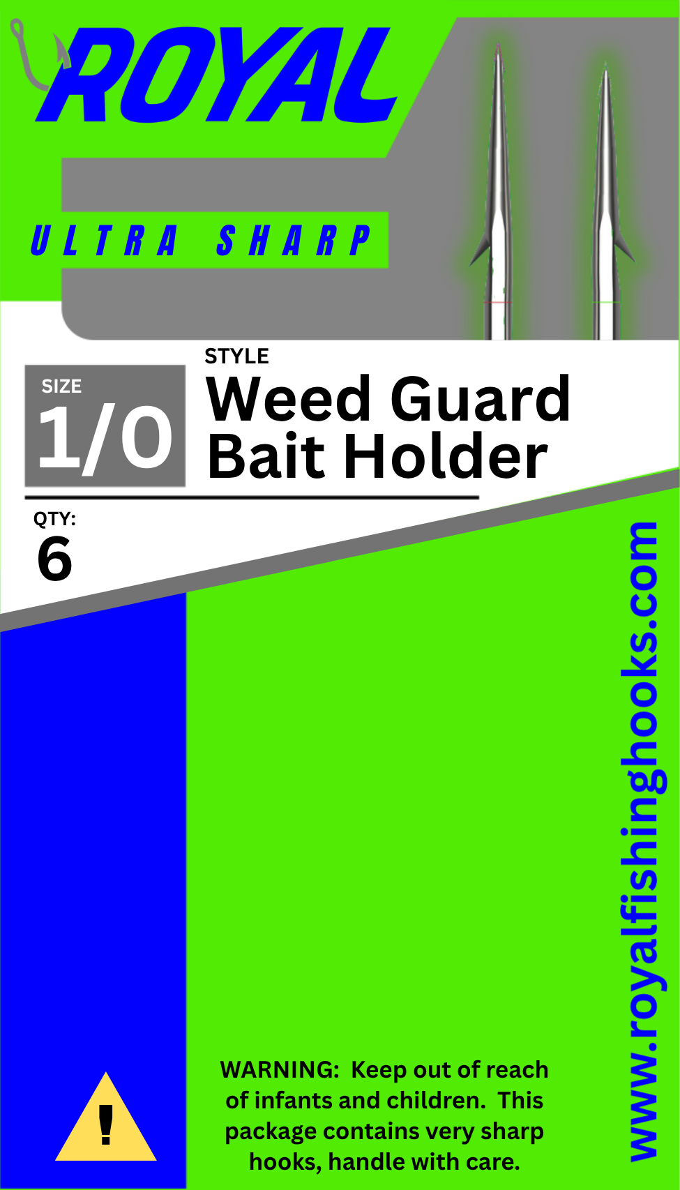 ROYAL Bait Holder WEED GUARD Hooks