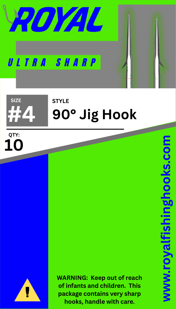ROYAL 90 Degree Jig Hooks