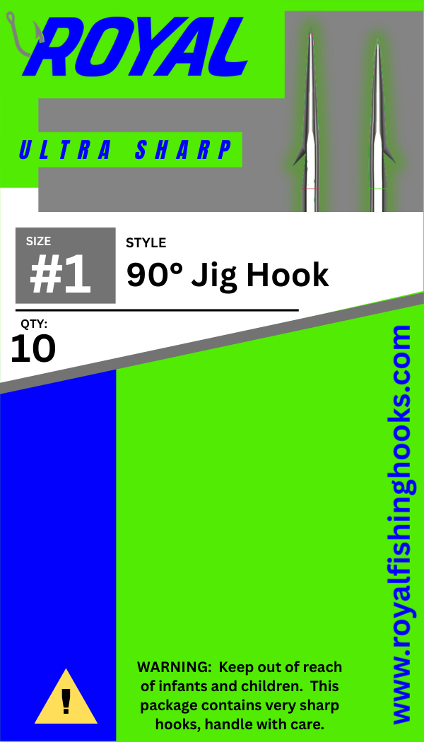 ROYAL 90 Degree Jig Hooks