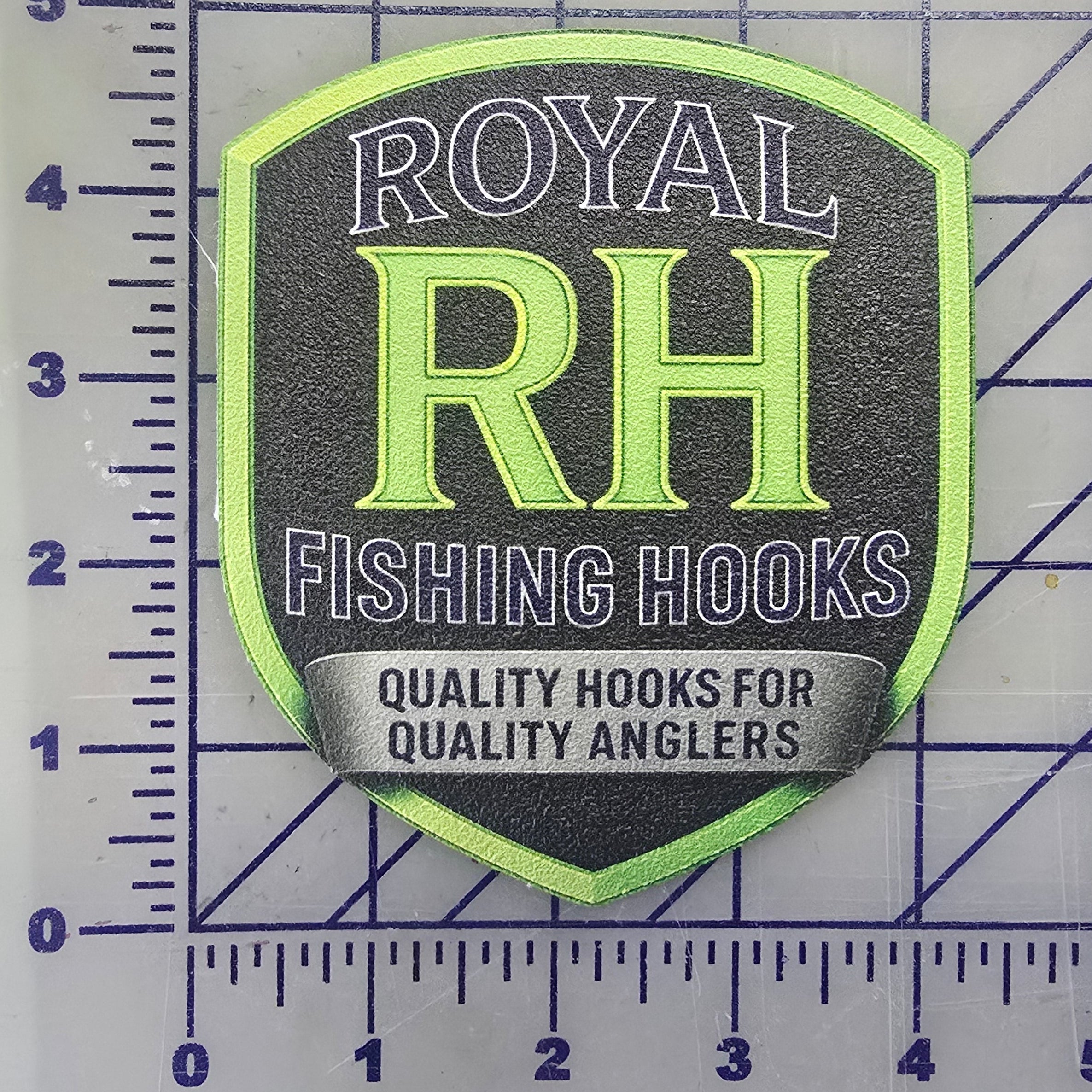 GREEN CARPET / DECK DECAL Royal Hooks SHIELD