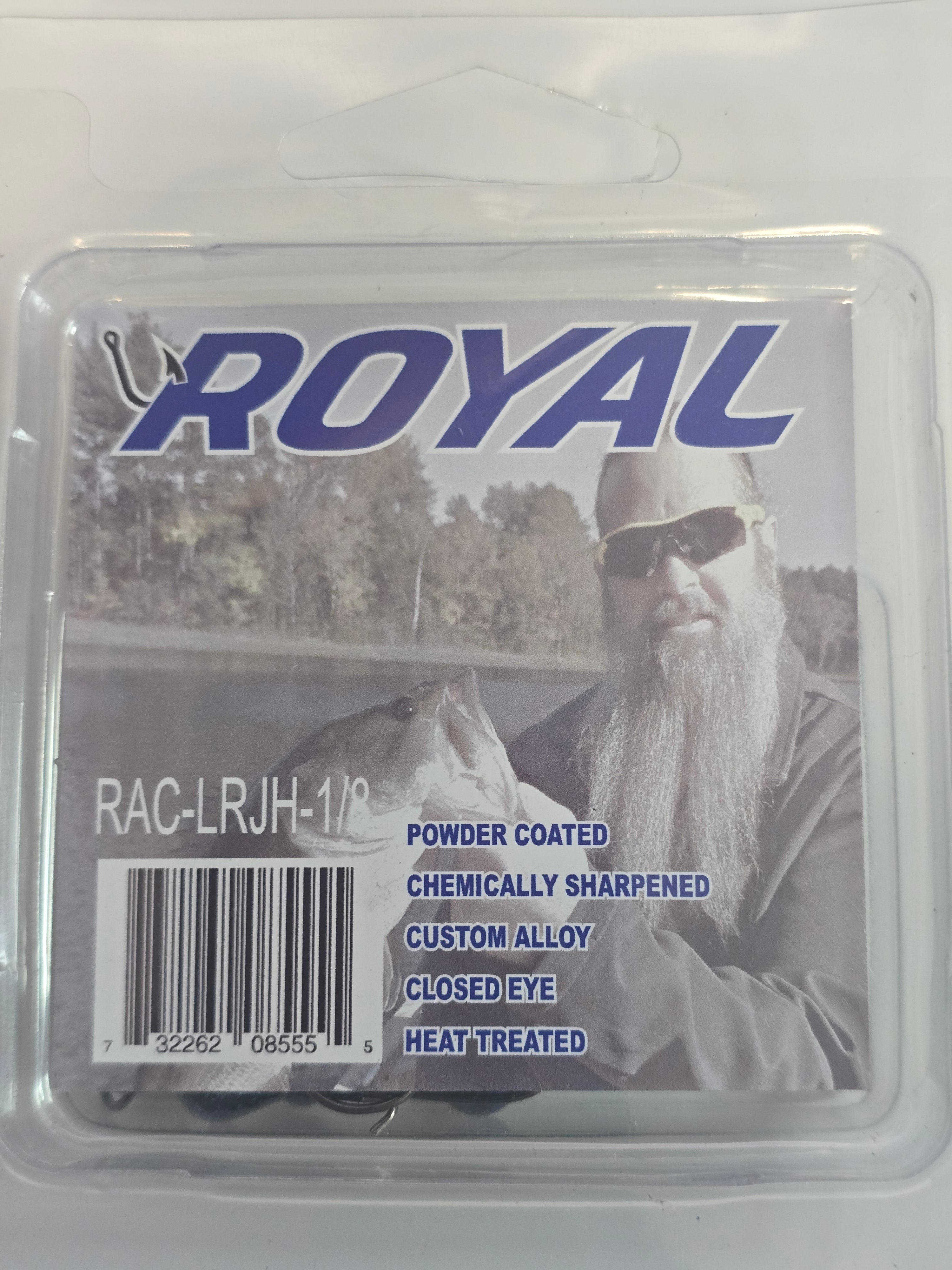 ROYAL Large Round Jig Heads (Midnight Storm Color)