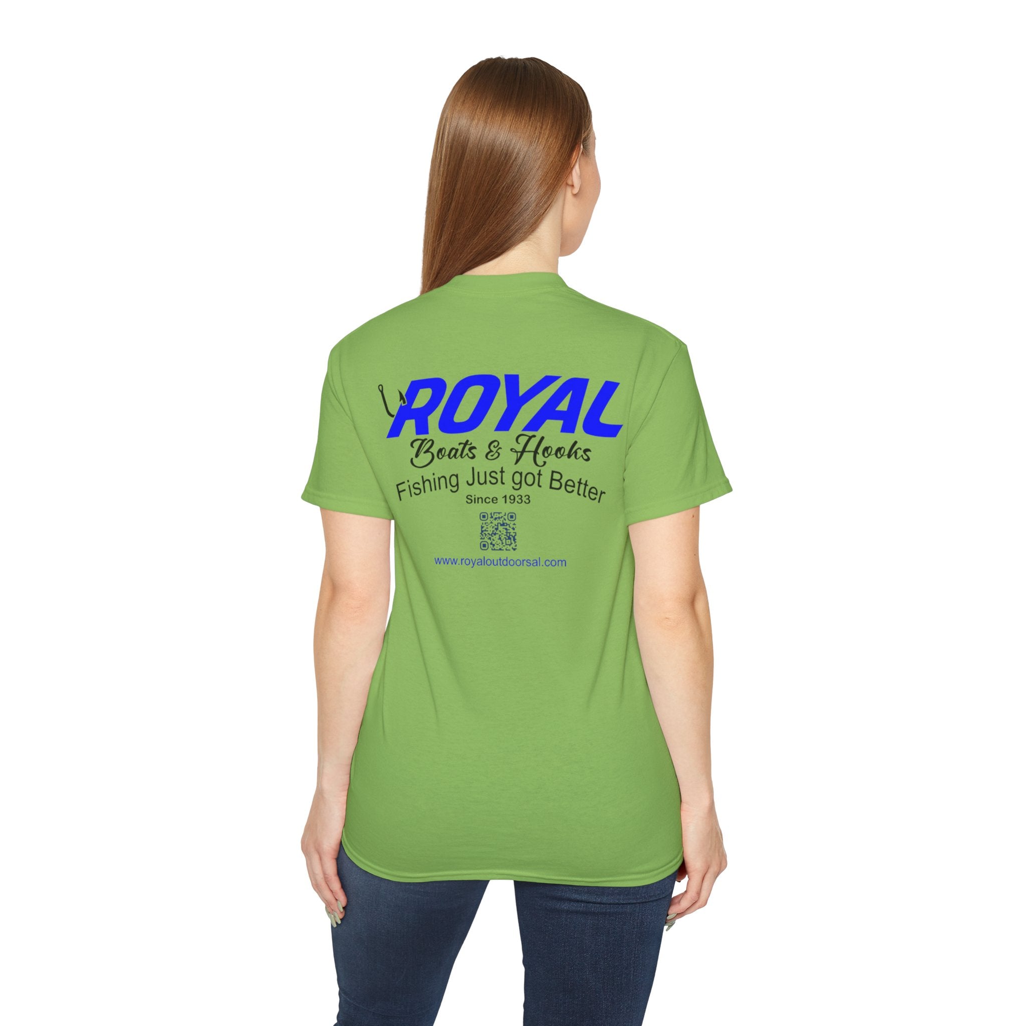 T-Shirt Featuring BOATS and HOOKS Gift for Anglers, Summer Apparel, Outdoor Activity Shirt, Casual Fishing Wear