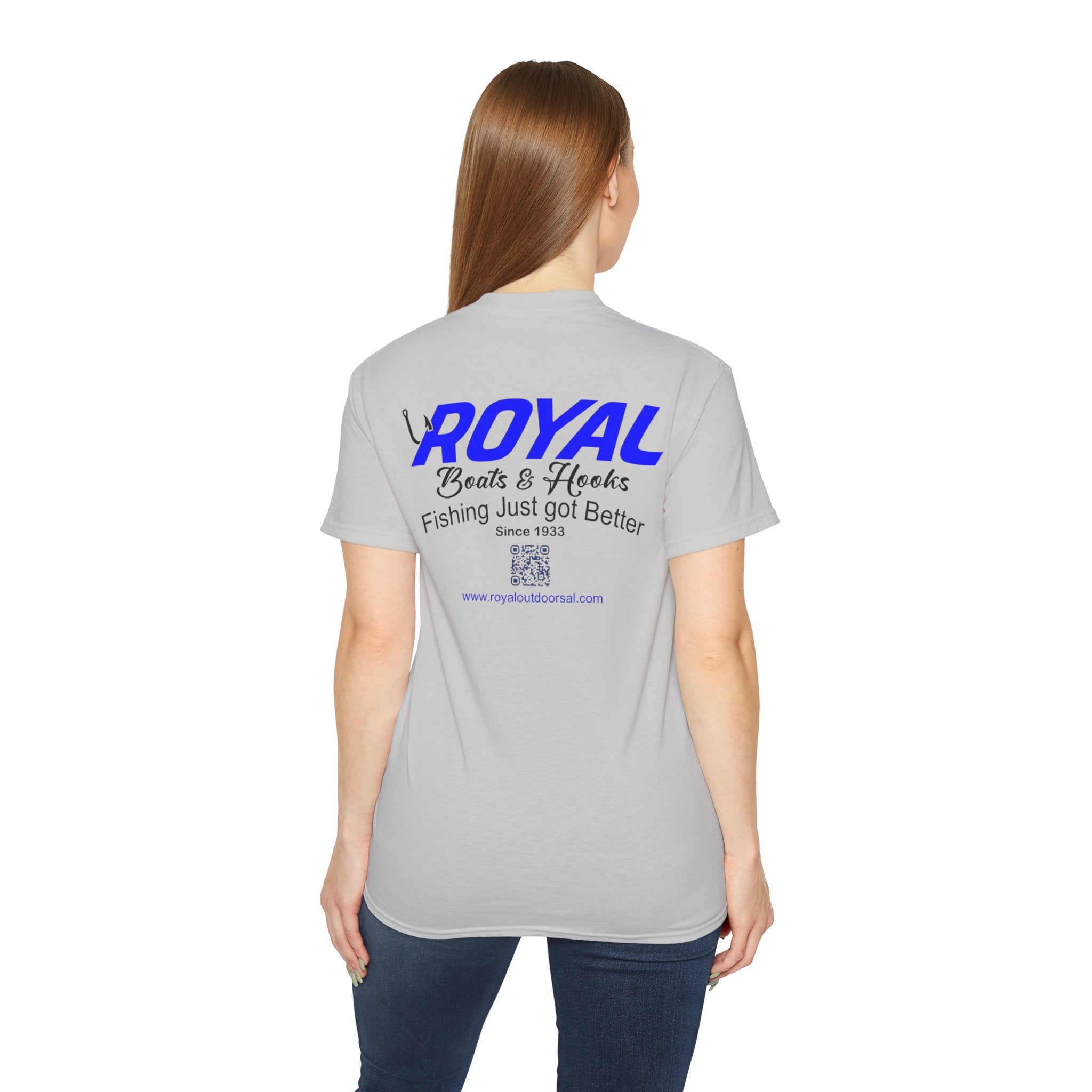 T-Shirt Featuring BOATS and HOOKS Gift for Anglers, Summer Apparel, Outdoor Activity Shirt, Casual Fishing Wear