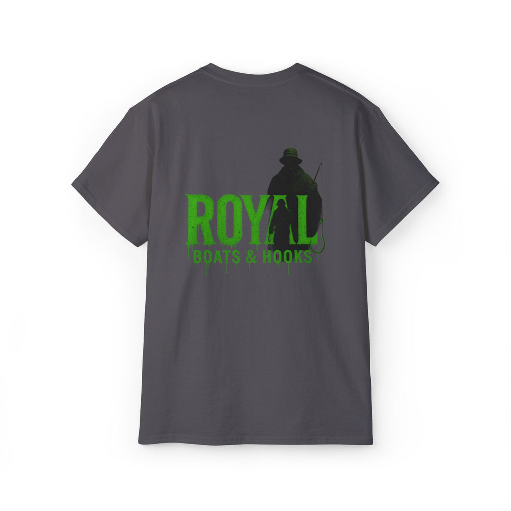 Halloween Special T-Shirt Featuring BOATS and HOOKS Gift for Anglers, Summer Apparel, Outdoor Activity Shirt, Casual Fishing Wear