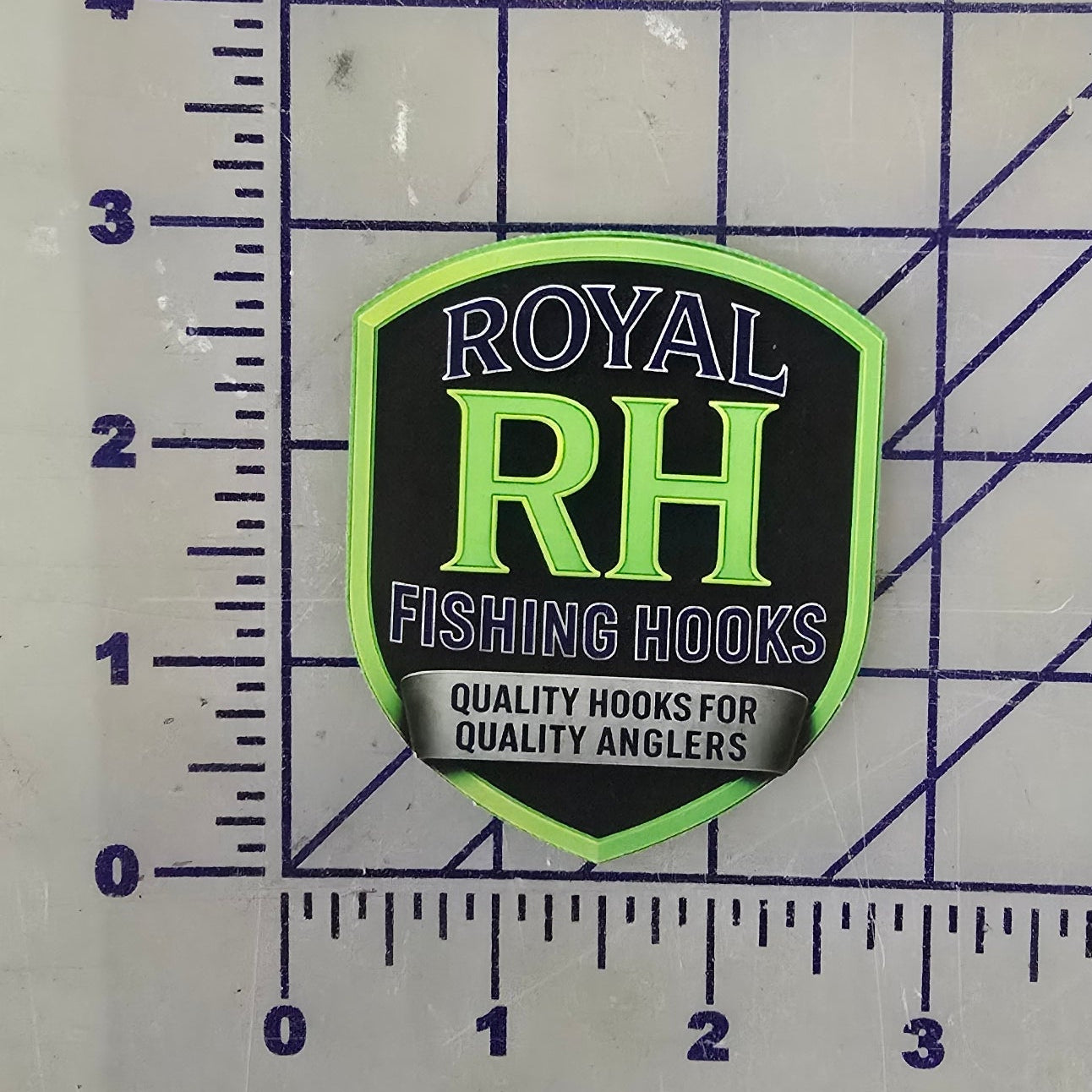 DECAL Royal Hooks SHIELD GREEN