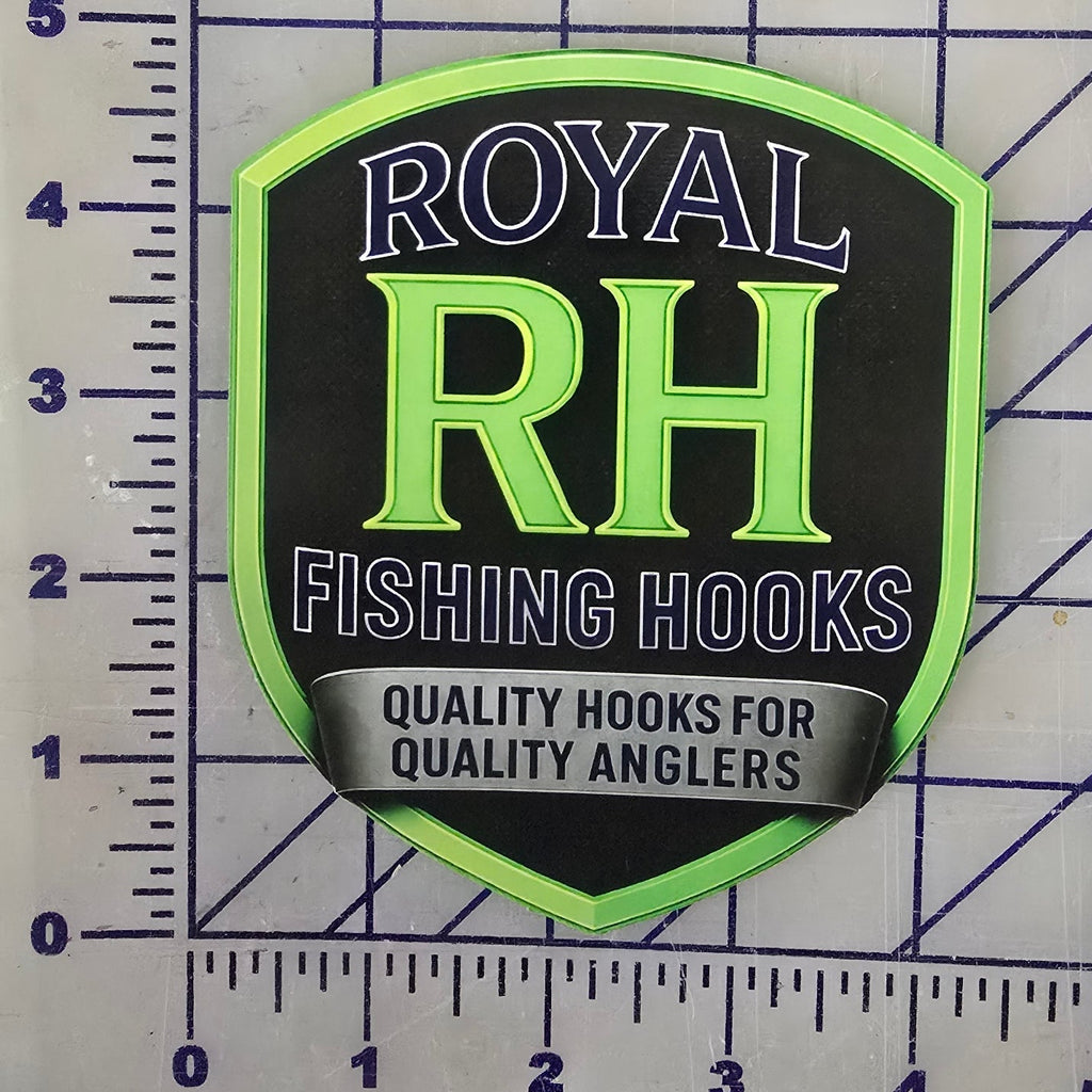 DECAL Royal Hooks SHIELD GREEN