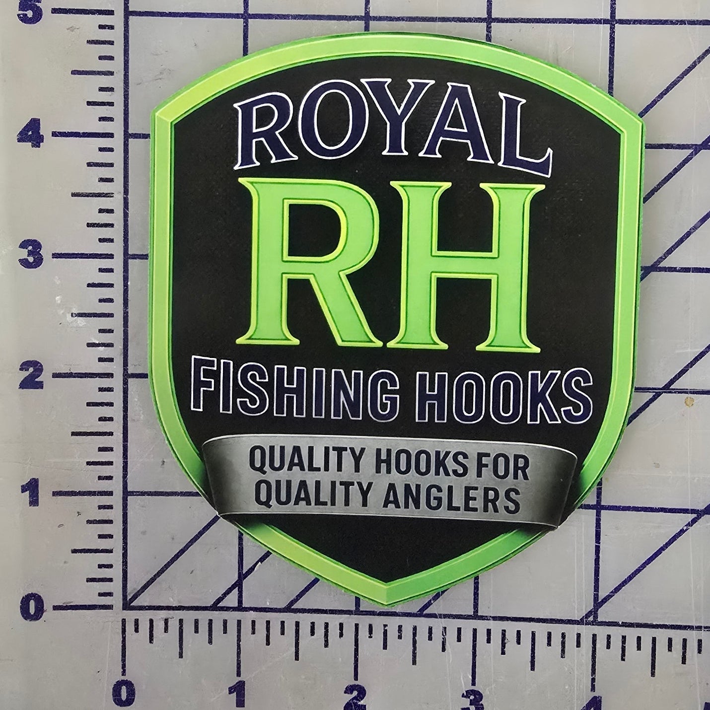 DECAL Royal Hooks SHIELD GREEN