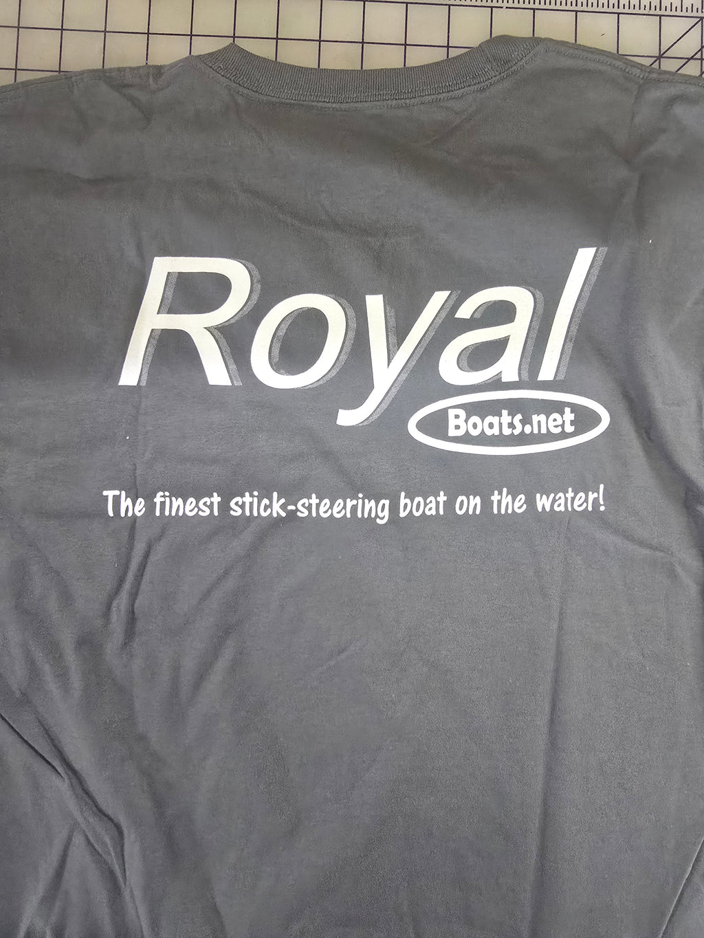 Royal Boats with pocket Tee Shirts IN STOCK