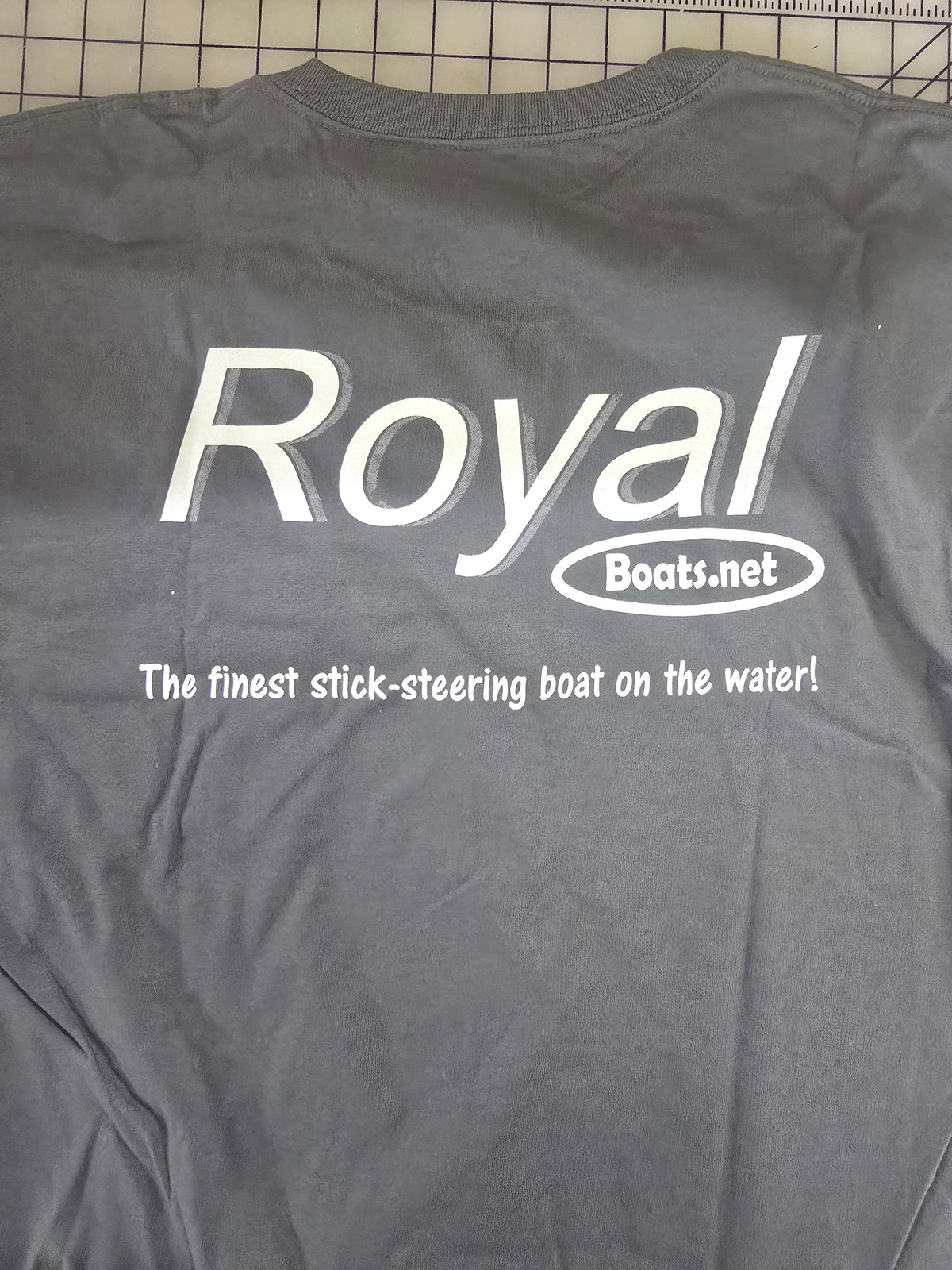 Royal Boats with pocket Tee Shirts IN STOCK