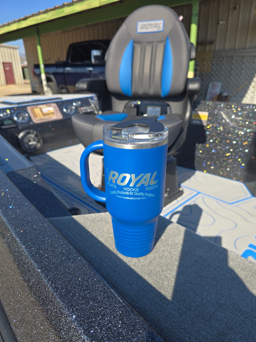 32 Ounce Insulated Mug with flip top lid and straw